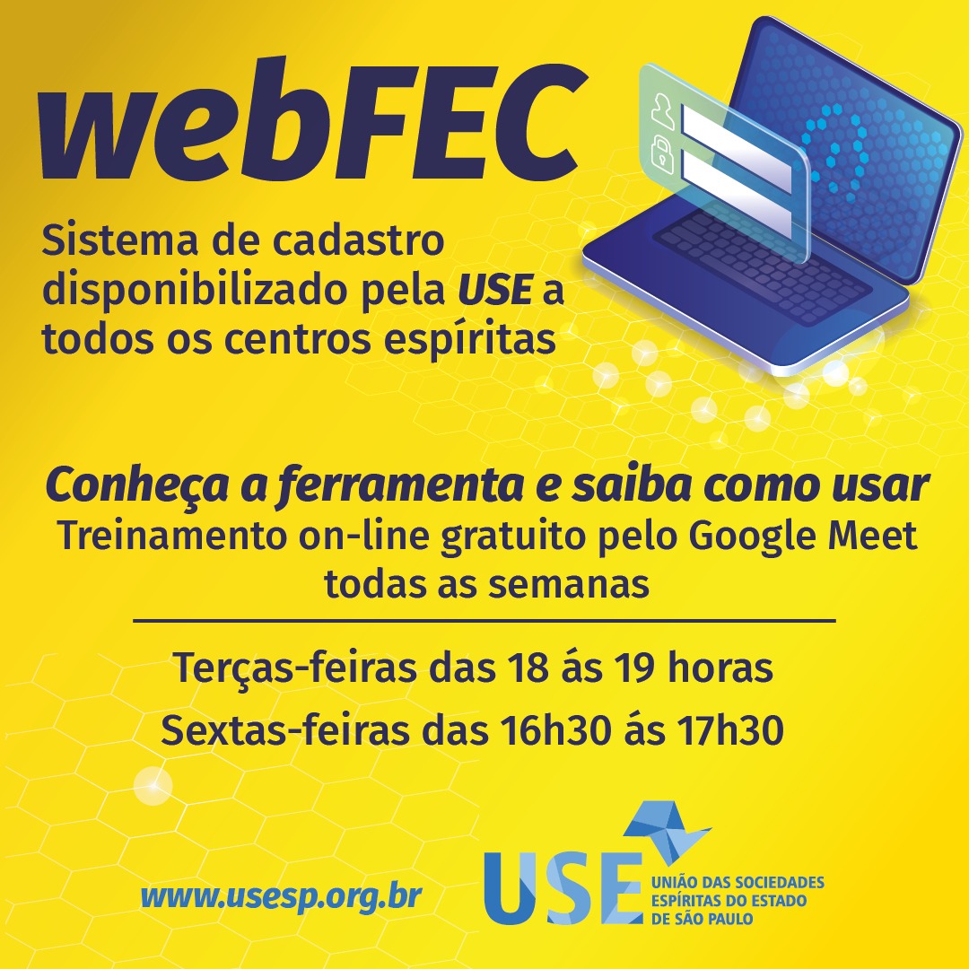 webFEC – Sistema de Cadastro de Centros Espíritas